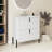 30" Bathroom Vanity With Ceramic Sink-501961946