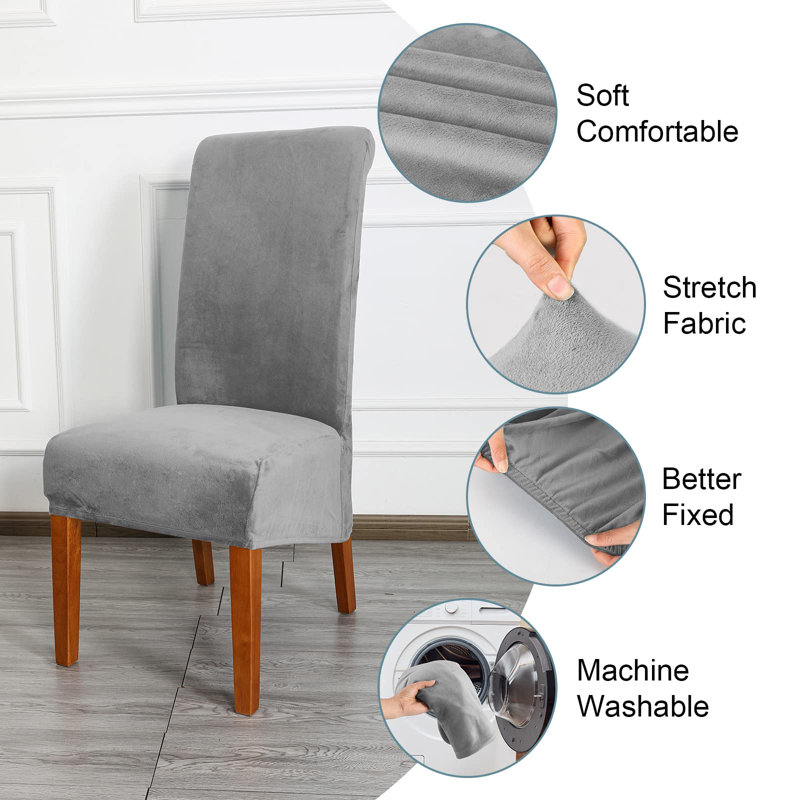 Bentleigh Dining Chair Slipcover, Grey