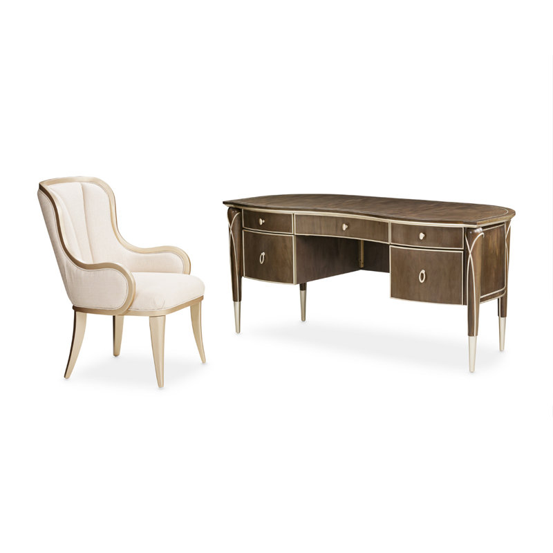 Villa Cherie Desk, Hazelnut