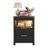 17.7"W 2-Drawer Nightstand With Light-796780065
