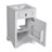 20-Inch Bathroom Vanity With Ceramic Sink, Soft Close Door, Adjustable Shelf, And Door-Mounted Storage Rack - Ideal For Small Bathrooms-147877965