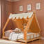 Lit maison avec tente et lumière-1017348642-1017348640