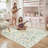 Kaldi Oriental Botanical Floral Machine Washable Area Rug with Non-Slip Backing for Living Room, Dining Room, Bedroom-72766448