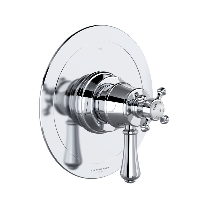 Georgian Era Faucet Trim, Polished Chrome