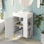 Meuble-lavabo de salle de bain avec lavabo simple en céramique