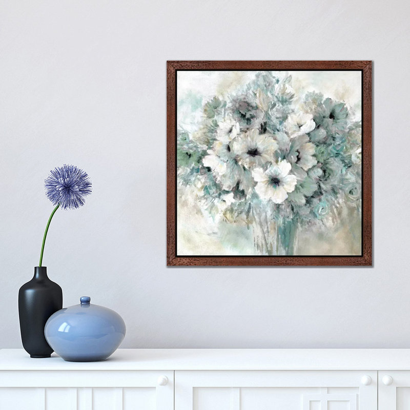 Sent With Love by Carol Robinson - Painting on Canvas, 45.72 cm H x 45.72 cm W, Brown Framed