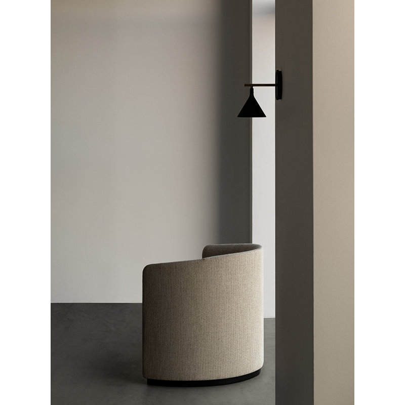 Cast Sconce Wall Lamp with Diffuser, IP44, Black, ETL