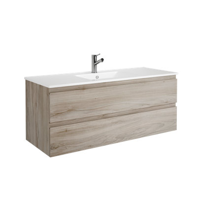 Ensemble de meuble-lavabo mural simple 47 po Jasso