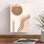 "Geo Abstract II Neutral Pink" by Becky Thorns UV-Resistant Canvas Painting Print 