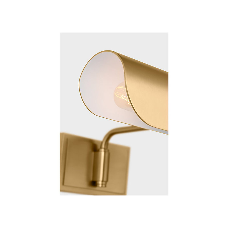 Hull Dimmable Picture Light, 7.75" H x 18" W x 9.13" D, Brushed Brass