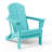 Laguna Outdoor 5-Piece Adirondack Chair With Square Coffee Table Conversation Set-108401493