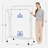 Maicon 40.7'' Metal Rolling Clothing Rack-546850953