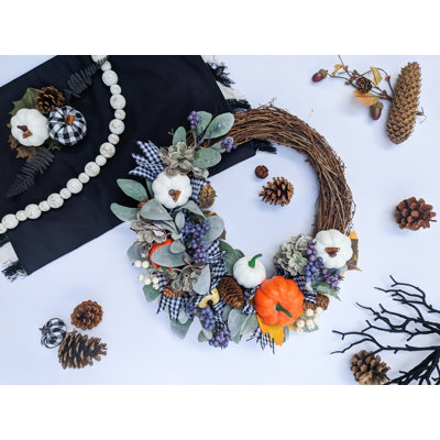 Handcrafted Faux 17'' Wreath