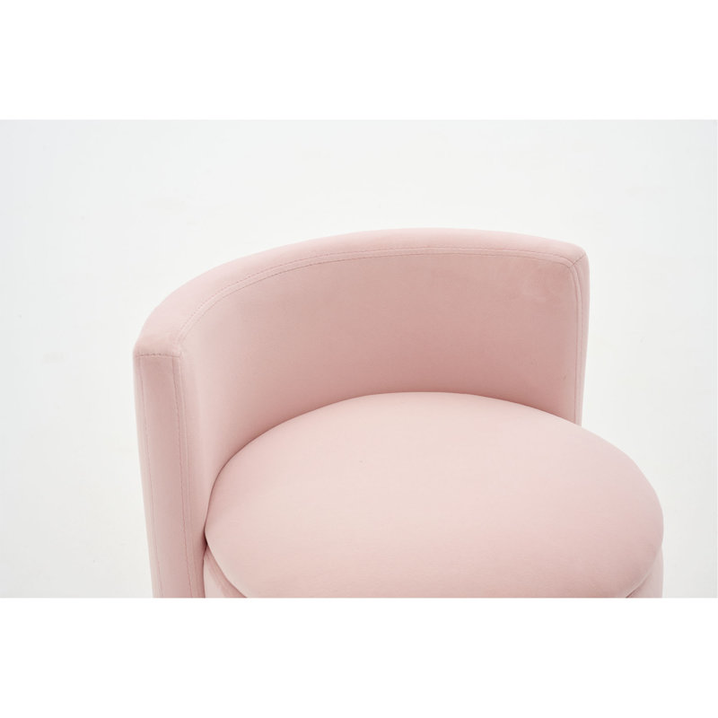 Fauteuil d'appoint 075-Velvet, Pink