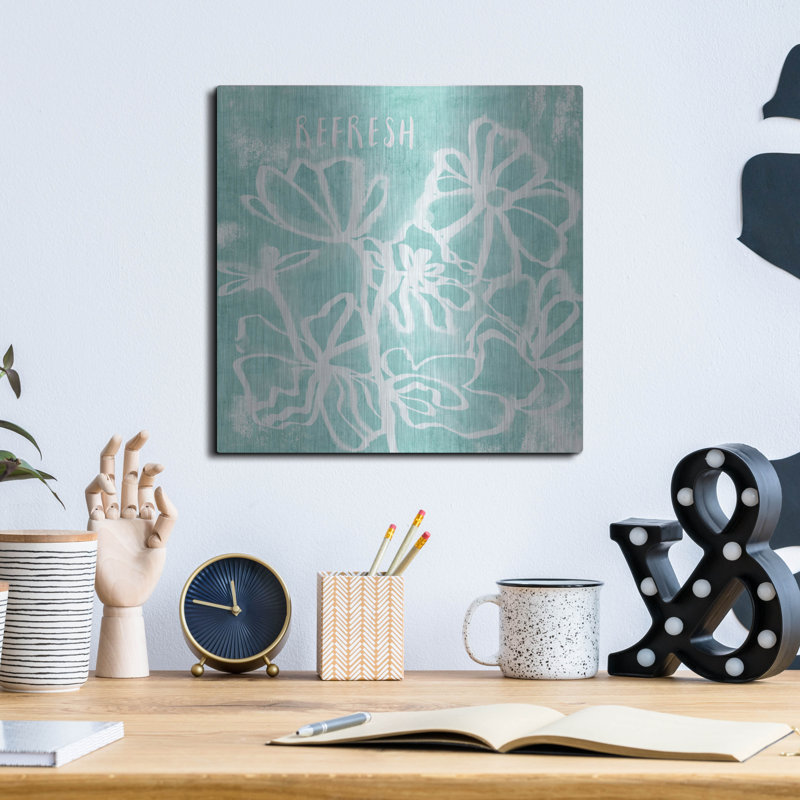 «Refresh Mint» par Linda Woods, H 12 po x l 12 po