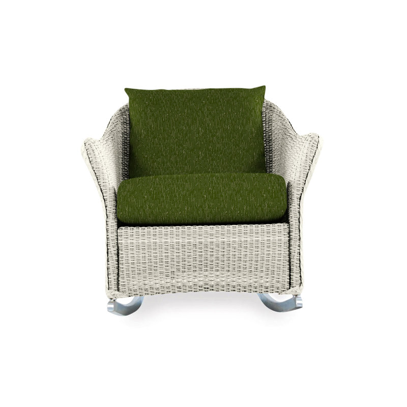 Weekend Retreat Outdoor Rocker Chair, Demo Oatmeal, Linen