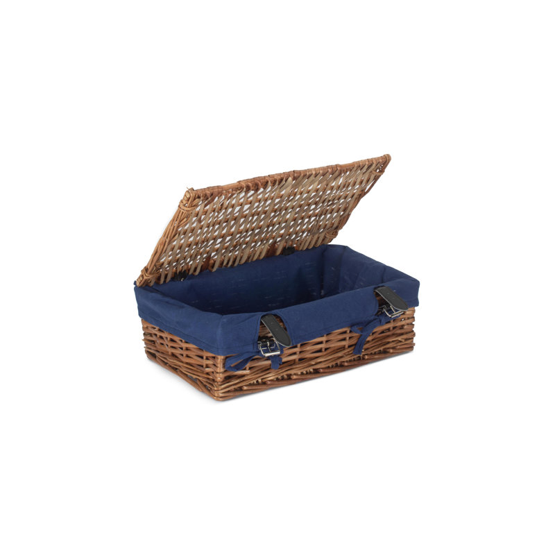 15" Packaging Hamper With Navy Blue Lining