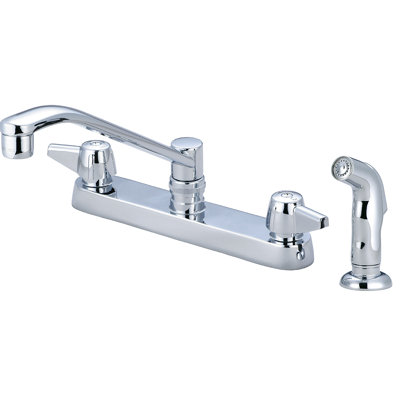 Central Brass Kitchen Faucet with Side Spray