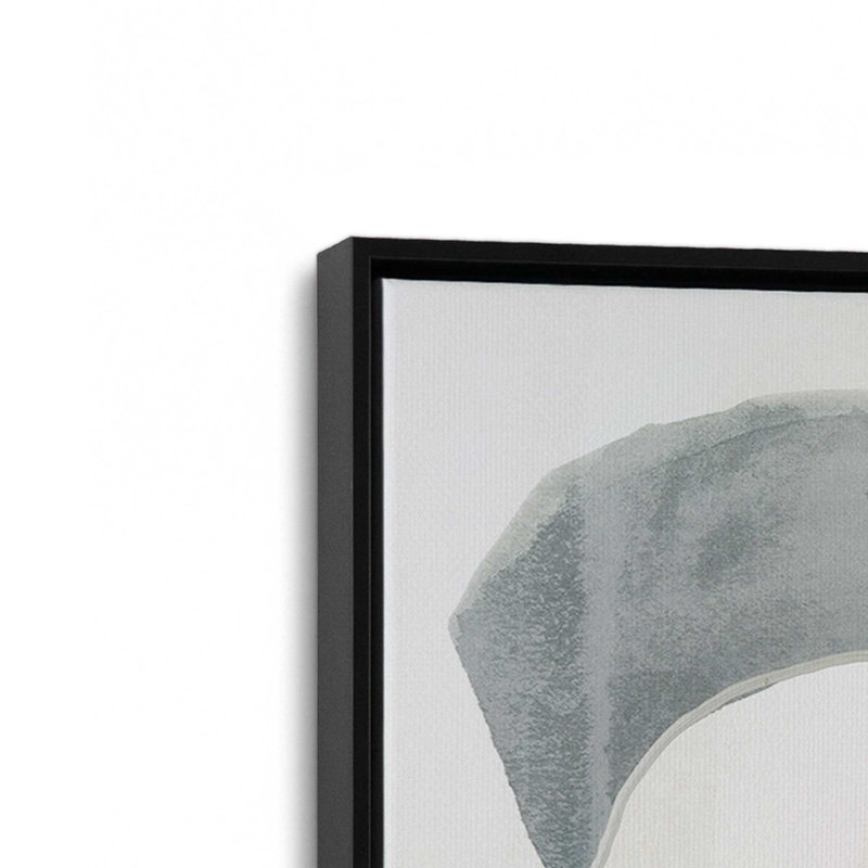 «Granite Turntable II» par June Erica Vess, reproduction d'art, H 40 po x l 30 po, Noir