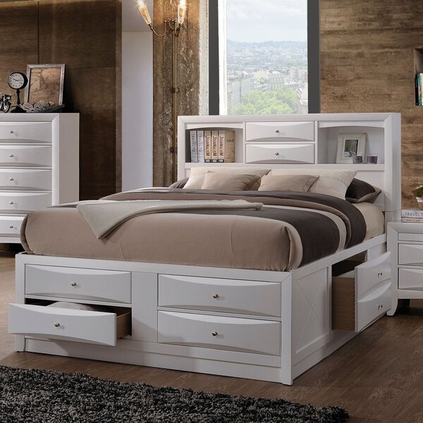 Lark Manor Crowson Bookcase Storage Bed & Reviews | Wayfair