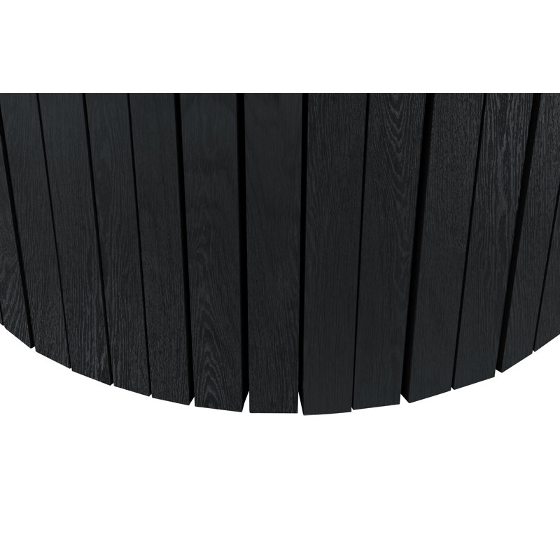 Aviyan Drum Coffee Table, Black