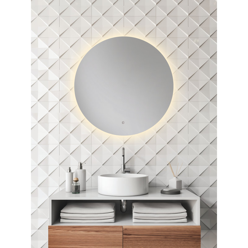 Wall Mirror, 60cm H x 60cm W