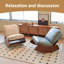 Chaise de lecture rembourrée de haute qualité, structure en bois massif, parfaite pour plusieurs environnements-716800454