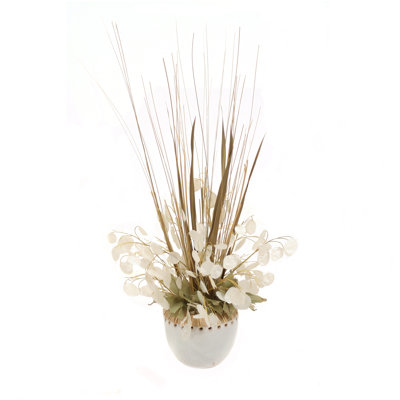 Arrangements floraux mixtes en pot