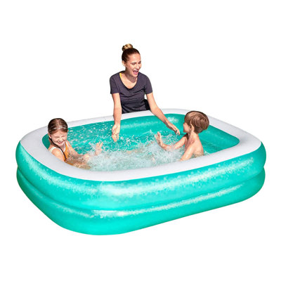 Polyvinyl Chloride (PVC) Rectangle Inflatable Pool 201cm H x 150cm W x 51cm L