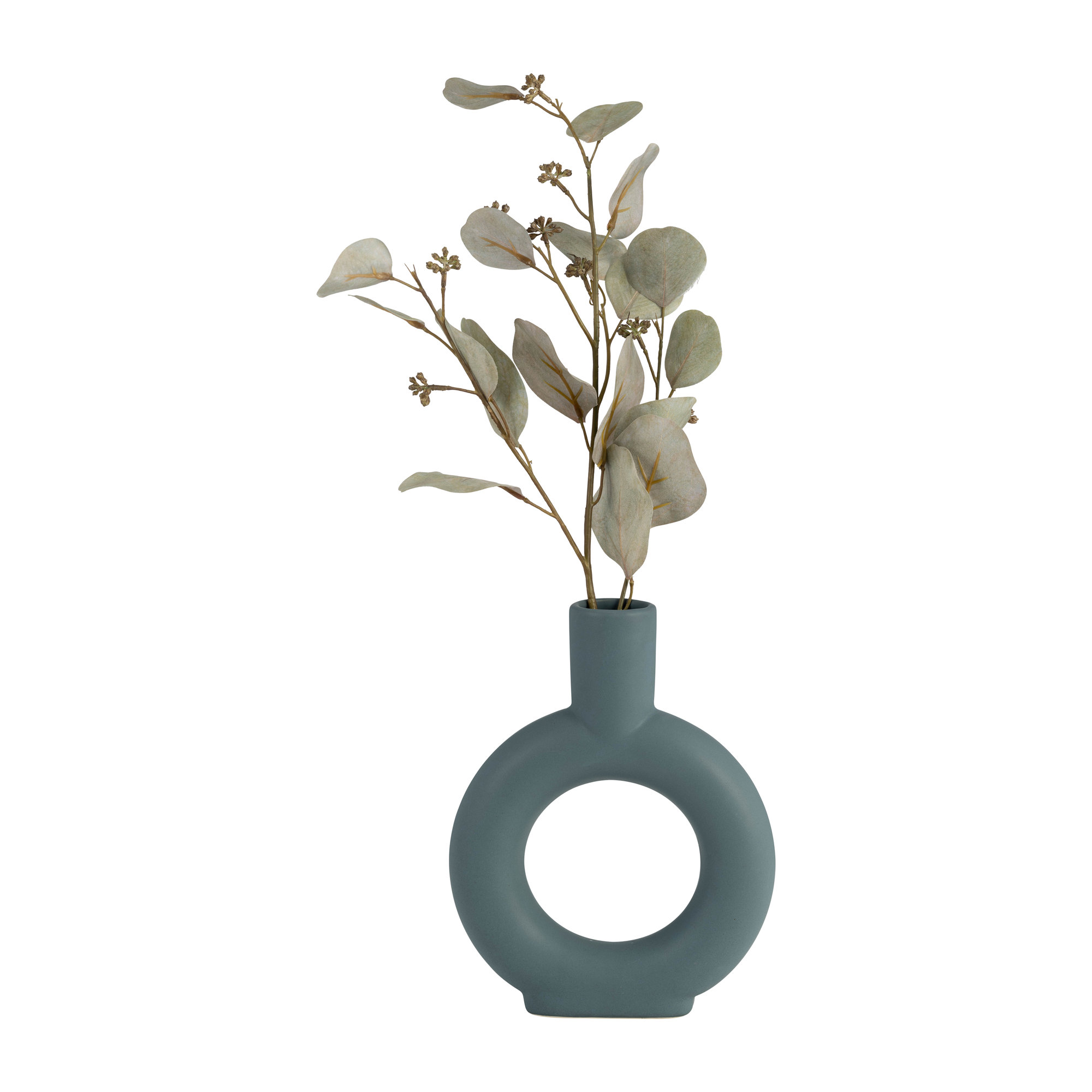  Ceramic Elegant Centerpiece Vase - A Must-Have Addition for Stylish Homes, Teal Blue