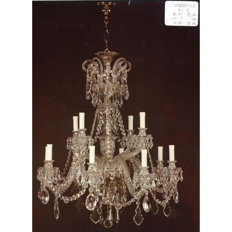 Crossville 9 - Light Candle Style Chandelier
