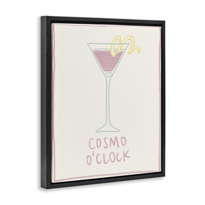 Minimal Cosmo O'Clock Floating Frame, design by Grace Popp