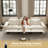 124.4" Velvet 3 Seater Power Reclining Sofa