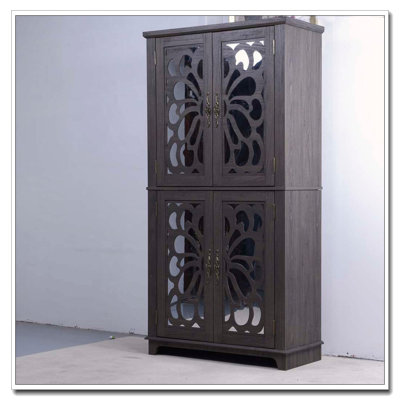 Buffet avec 4 portes à miroir Cabinets