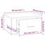 Wall-mounted Bedside Cabinets 2 pcs-348325819