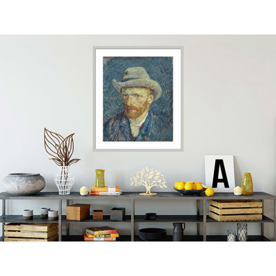 Autoportrait au chapeau de feutre gris par Vincent van Gogh