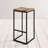 Counter Stool with Metal Frame-1936736893