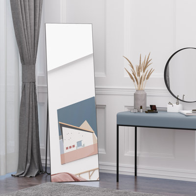 Metal Rectangle Floor Mirror