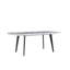 Balmer Extendable Metal Base Dining Table-419964932