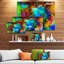 Colour 3D Explosion - Wrapped Canvas Print-29507504