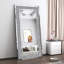 Grand miroir de plancher mural Casmer 