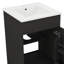 Meuble-lavabo élégant de 20 pouces avec meuble-lavabo avec tablette de porte et tablette réglable-822049008