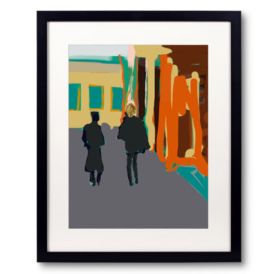 Walk In Rome Print by Deborah Blum
