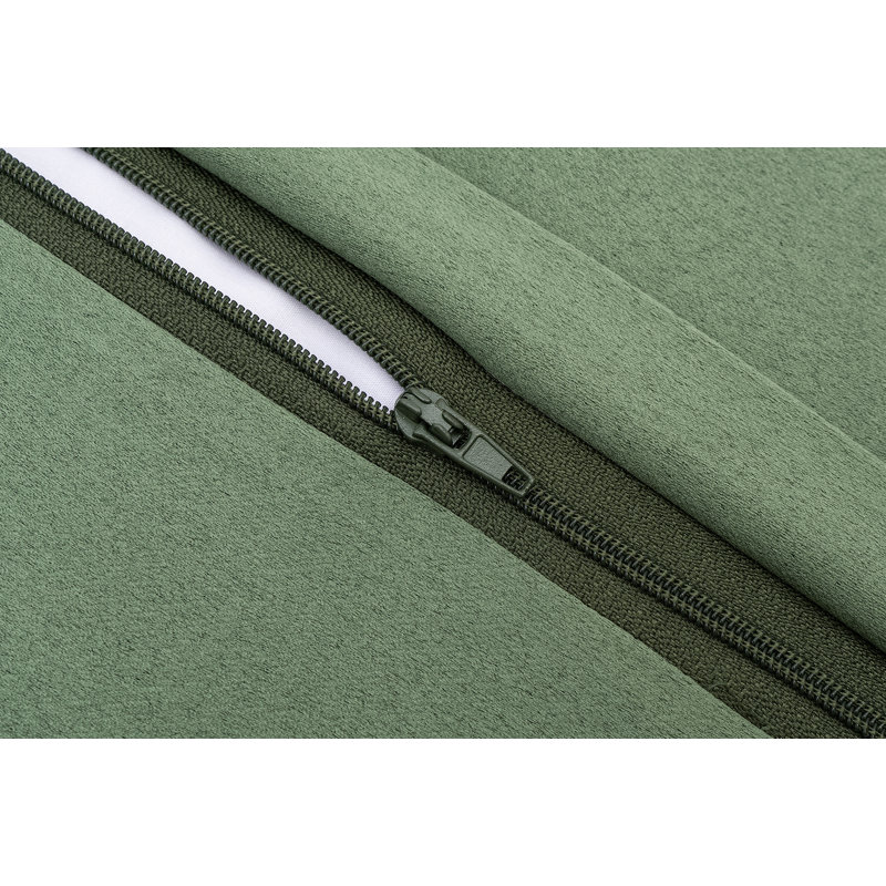 Housse et insert de coussin carré décoratif en fil d'or 19,7 po x 19,7 po
