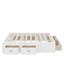 Grand lit plateforme avec 6 tiroirs-346571694