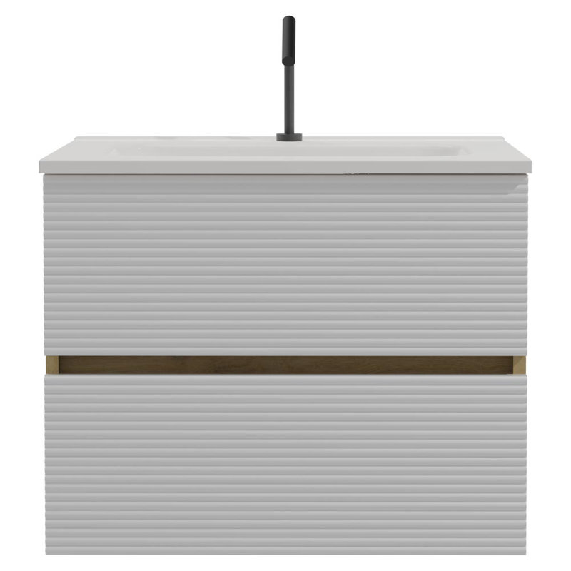 24" Wall Mounted Bathroom Vanity
