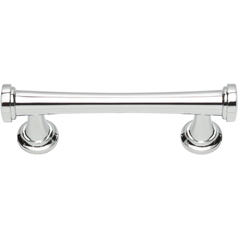Polished Chrome 3" Bar Pull with Mounting Hardware