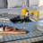 Balcom U Shaped Rattan Sofa Set with Table