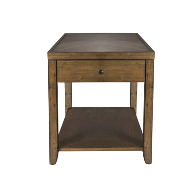 Table de bout avec rangement Bleckley