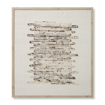 Art mural Amber Lewis x Loloi Getty taupe / ivoire 3 pi 2 po x 3 pi 6 po
